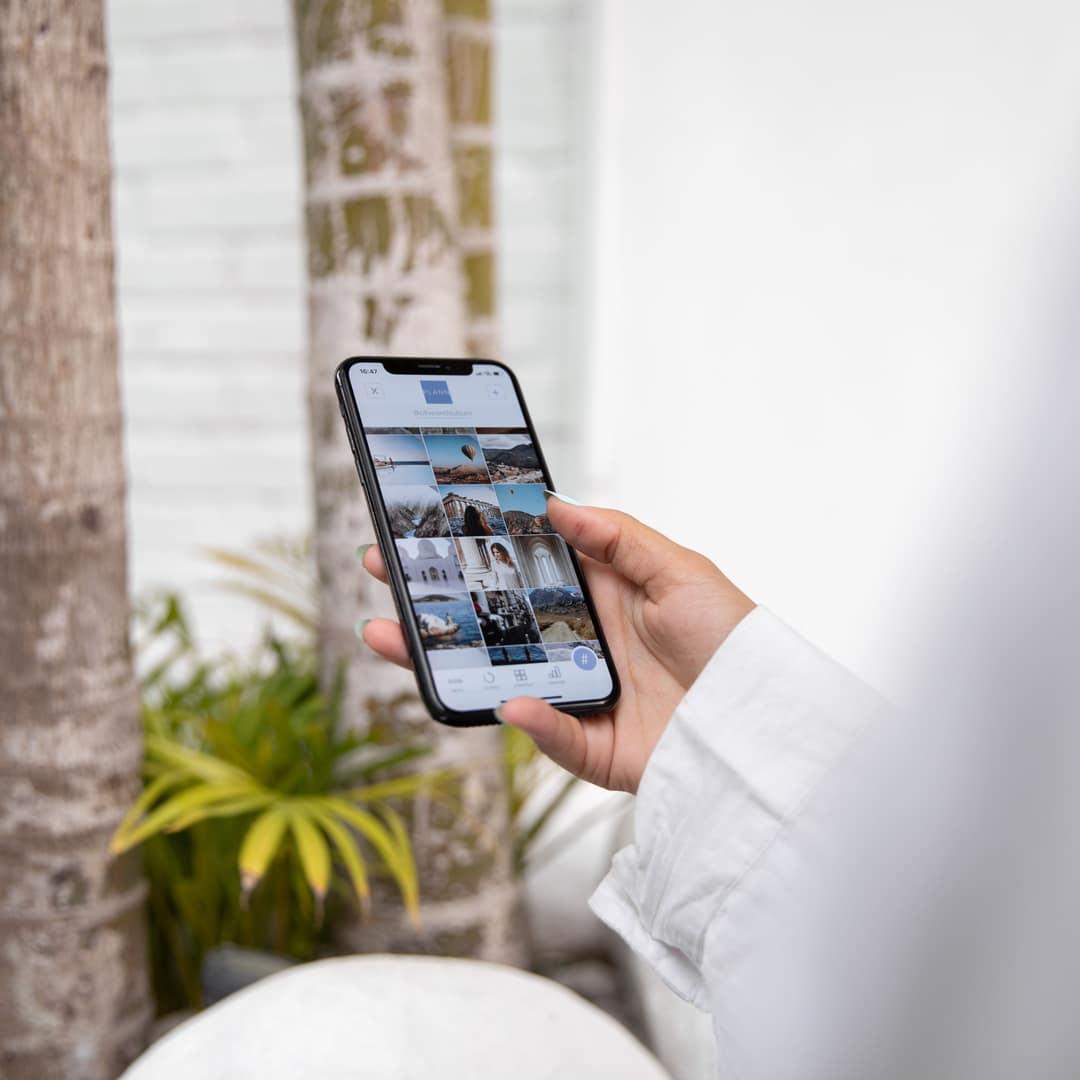 Content scheduled and posted to social with monthly reporting